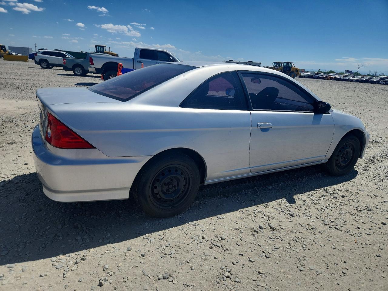 2004 Honda Civic Lx Silver vin: 1HGEM21544L064967