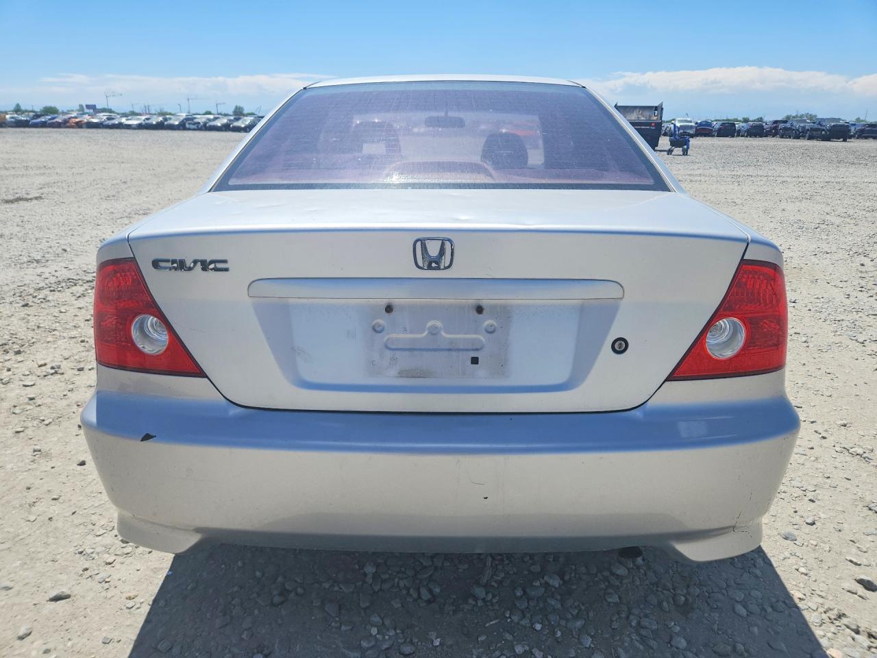 2004 Honda Civic Lx Silver vin: 1HGEM21544L064967