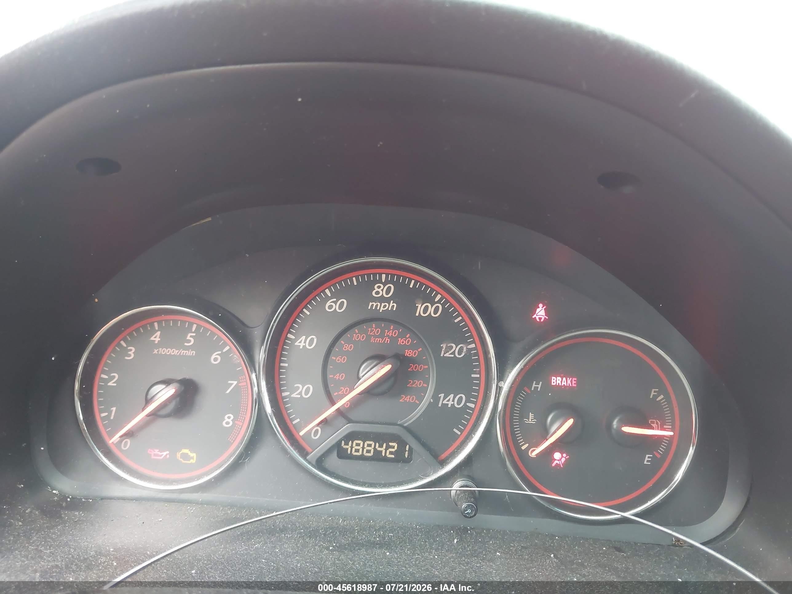 2005 Honda Civic Lx Red vin: 1HGEM21545L016161