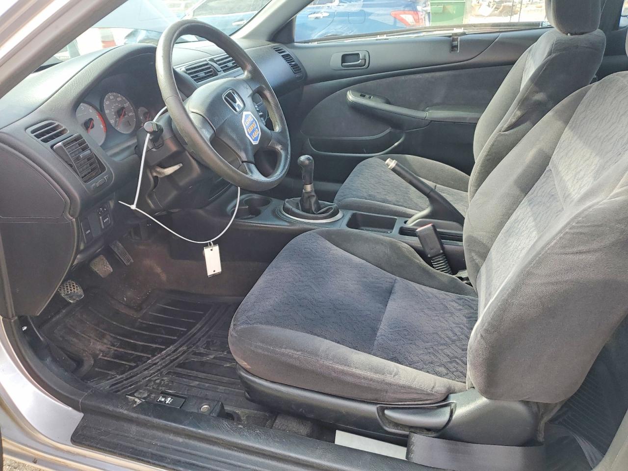 2001 Honda Civic Lx Silver vin: 1HGEM21561L042349