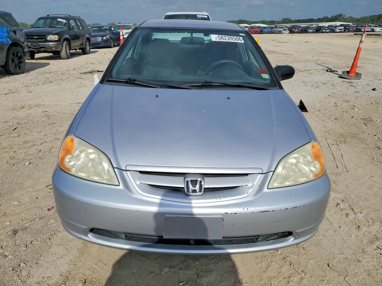 2001 Honda Civic Lx Silver vin: 1HGEM21561L042349