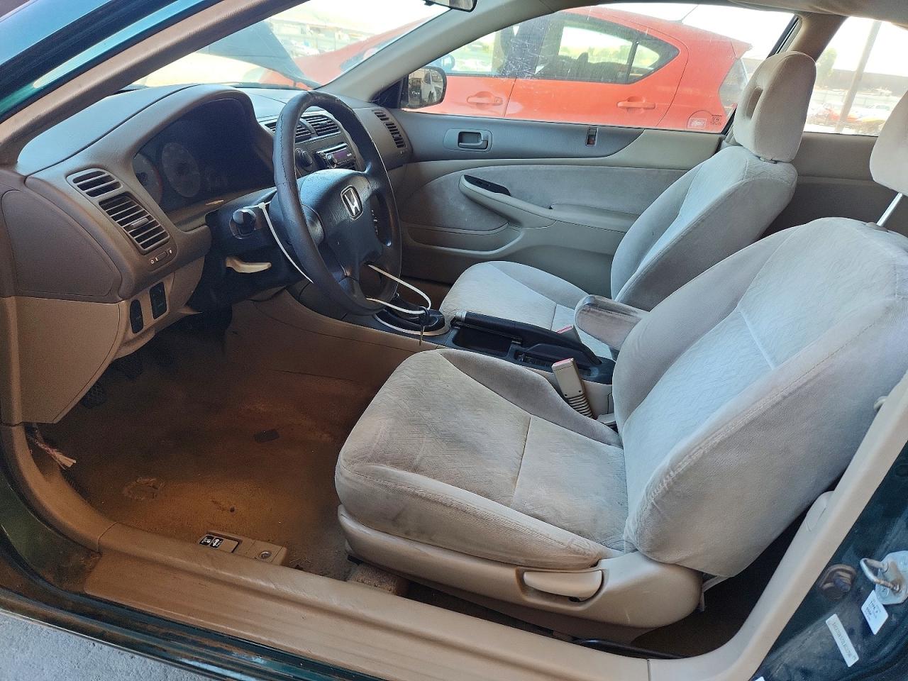 2002 Honda Civic Lx Green vin: 1HGEM21572L062756