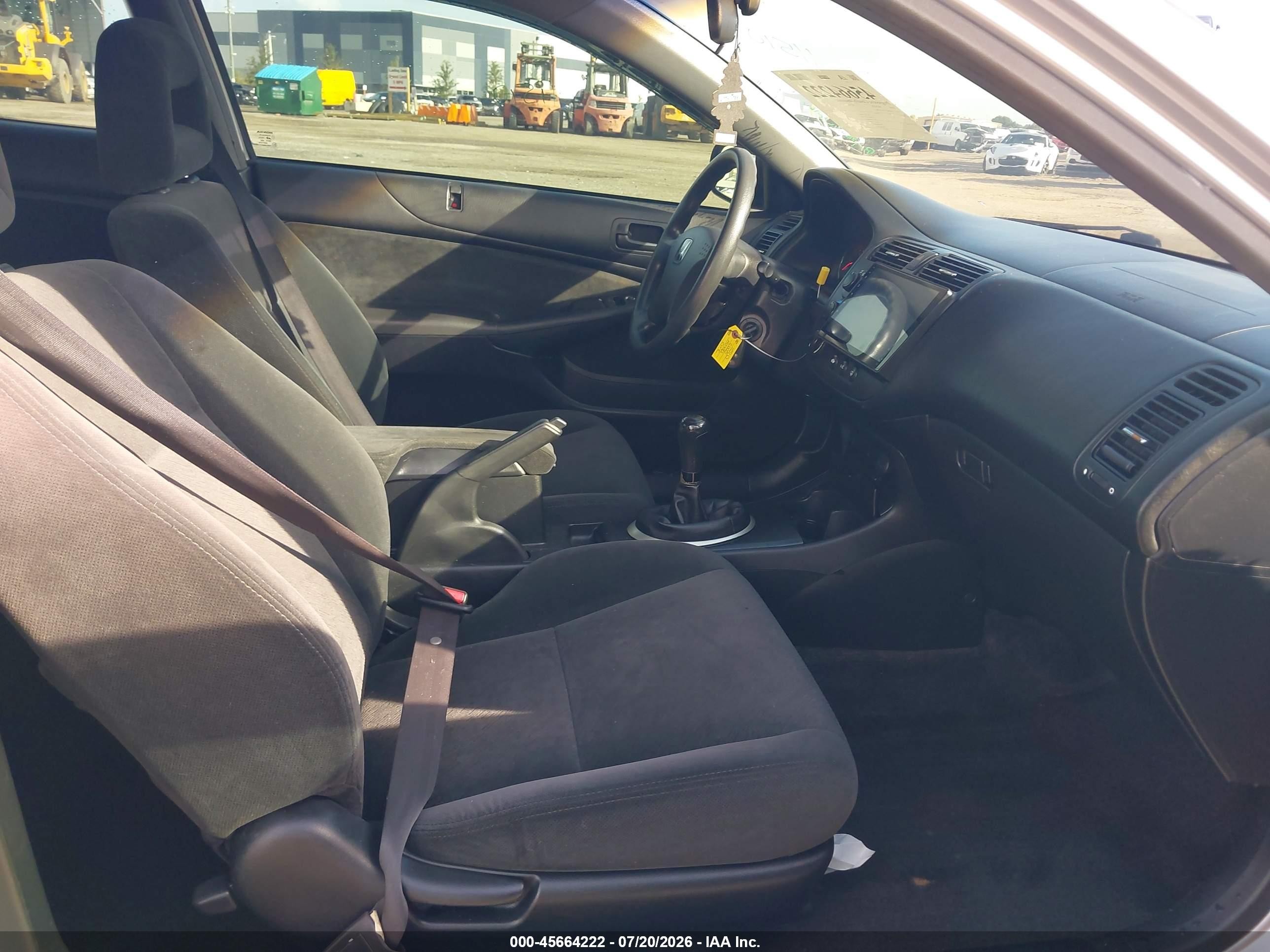 2004 Honda Civic Lx Silver vin: 1HGEM21574L023801