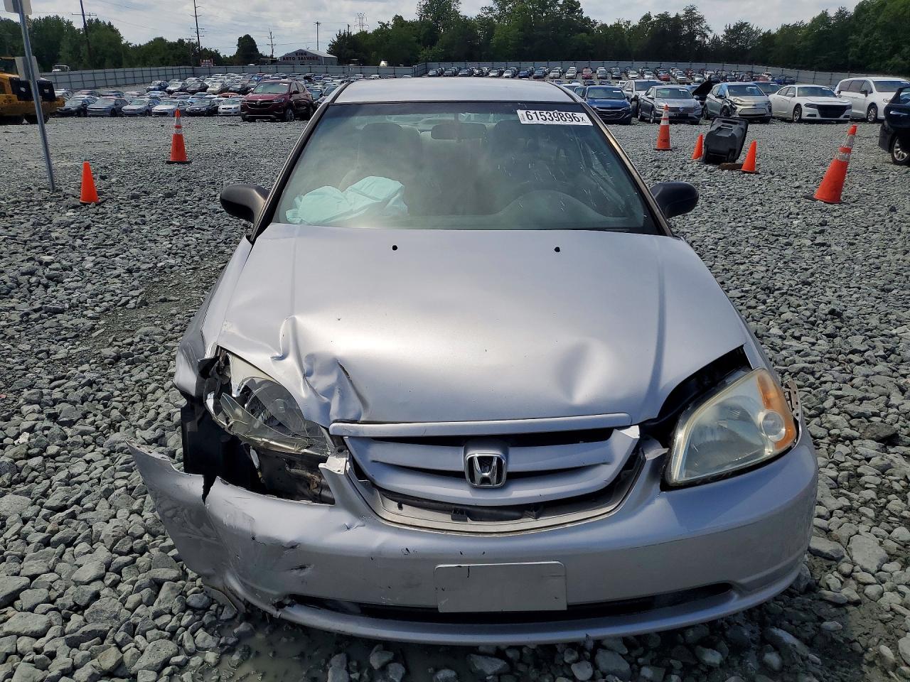 2001 Honda Civic Lx Серебряный vin: 1HGEM21581L100154