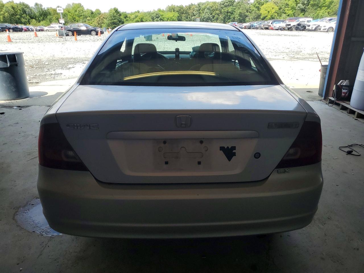 2001 Honda Civic Lx Серебряный vin: 1HGEM21581L100154