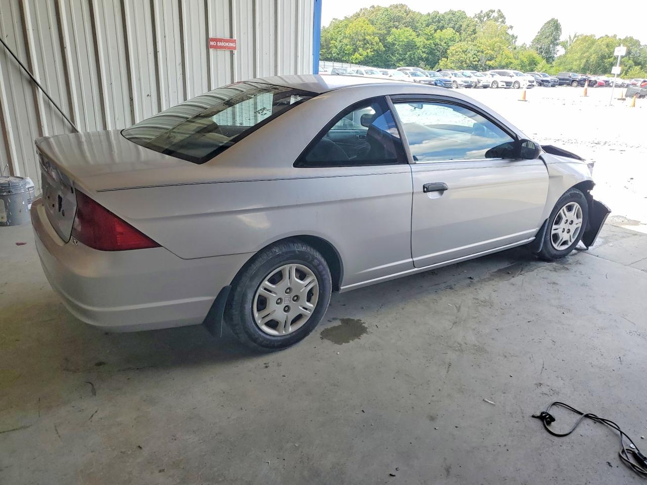 2001 Honda Civic Lx Серебряный vin: 1HGEM21581L100154