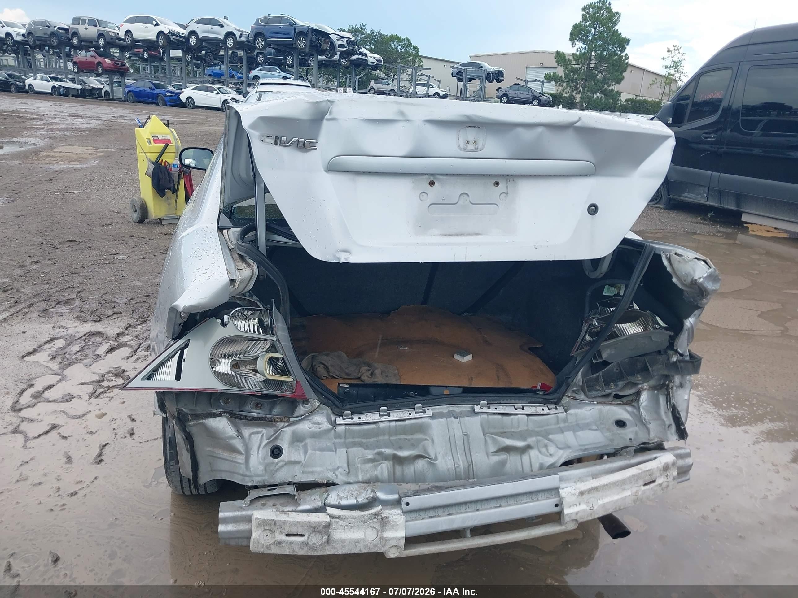 2001 Honda Civic Lx Silver vin: 1HGEM21591L124690