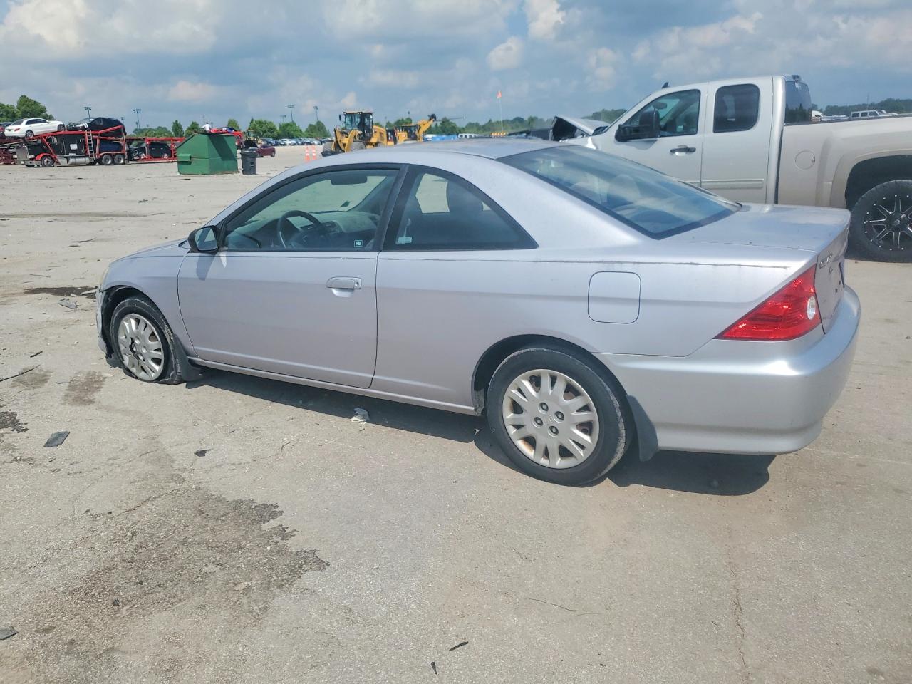 2005 Honda Civic Lx Silver vin: 1HGEM21605L010477