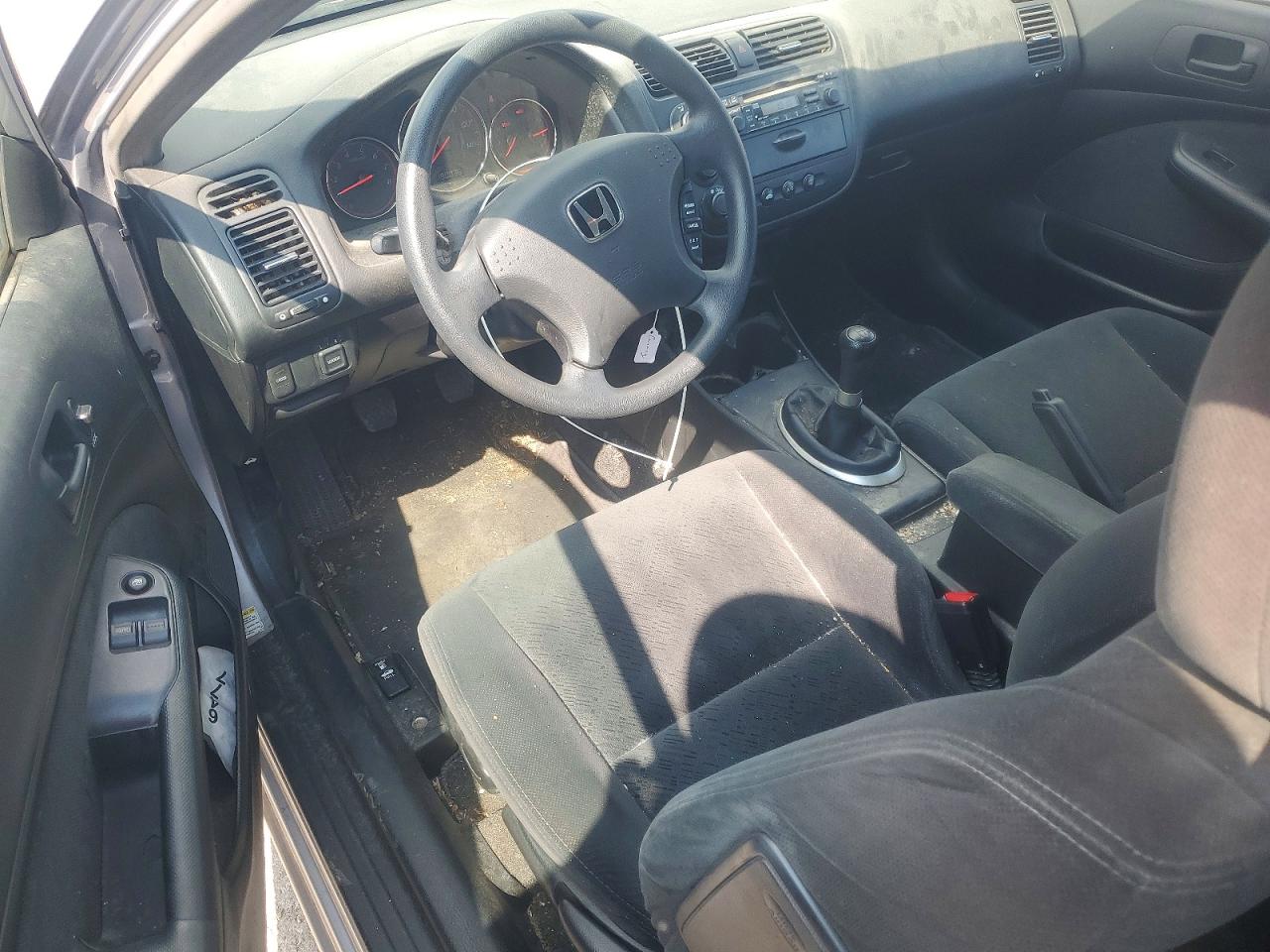 2005 Honda Civic Lx Silver vin: 1HGEM21605L010477