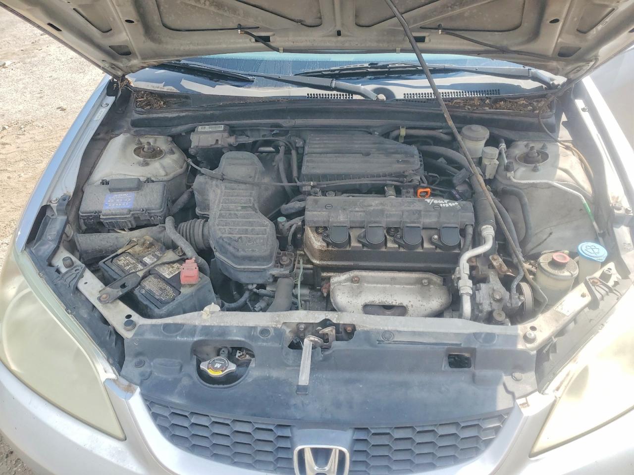 2005 Honda Civic Lx Silver vin: 1HGEM21605L010477