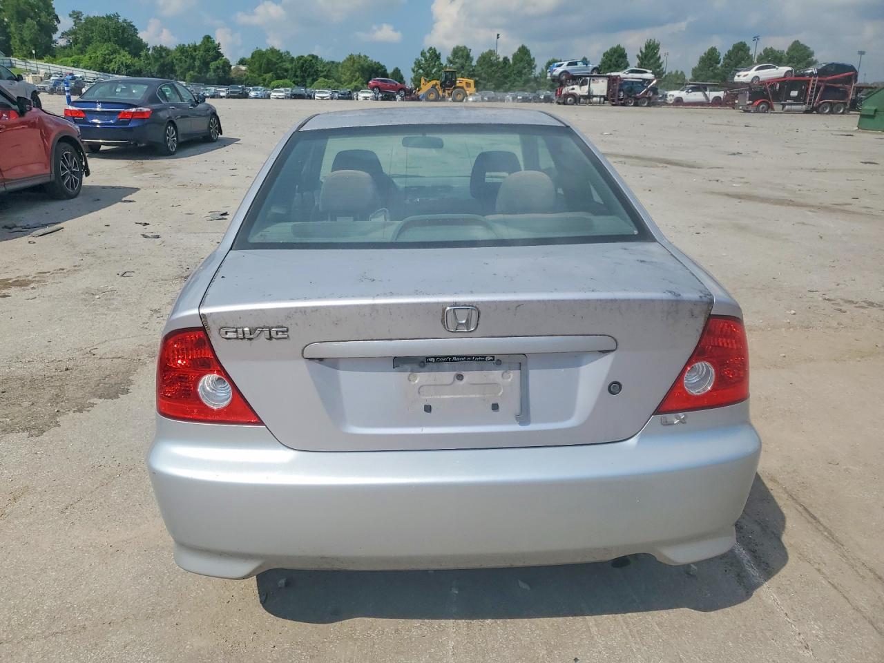 2005 Honda Civic Lx Silver vin: 1HGEM21605L010477
