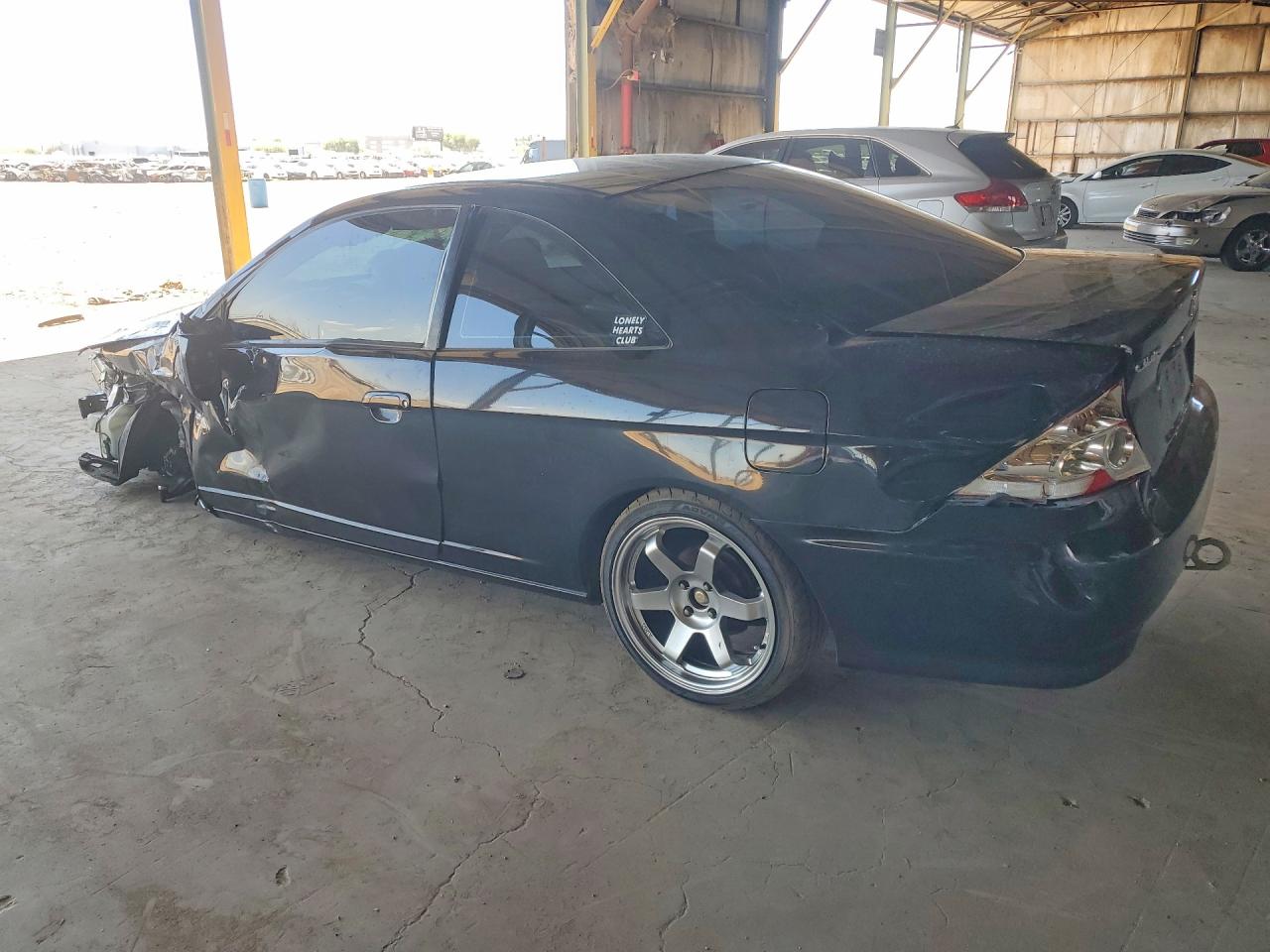 2004 Honda Civic Lx Black vin: 1HGEM216X4L022165