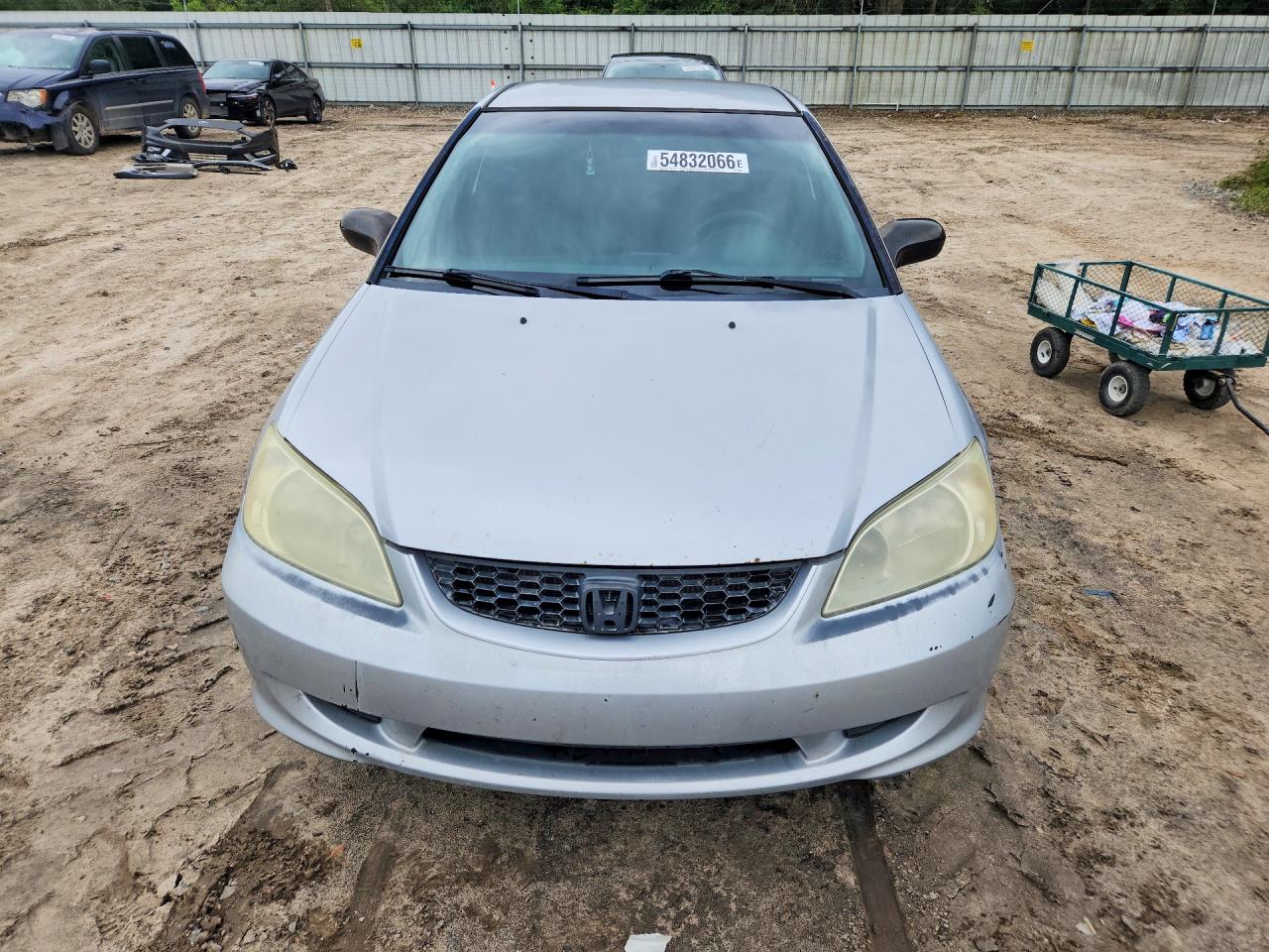 2004 Honda Civic Hx Silver vin: 1HGEM21714L063020