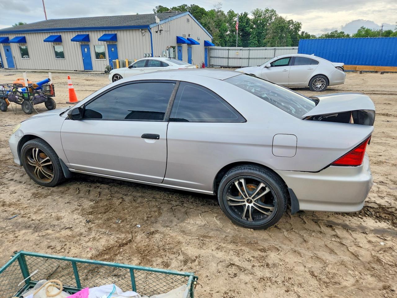 2004 Honda Civic Hx Silver vin: 1HGEM21714L063020