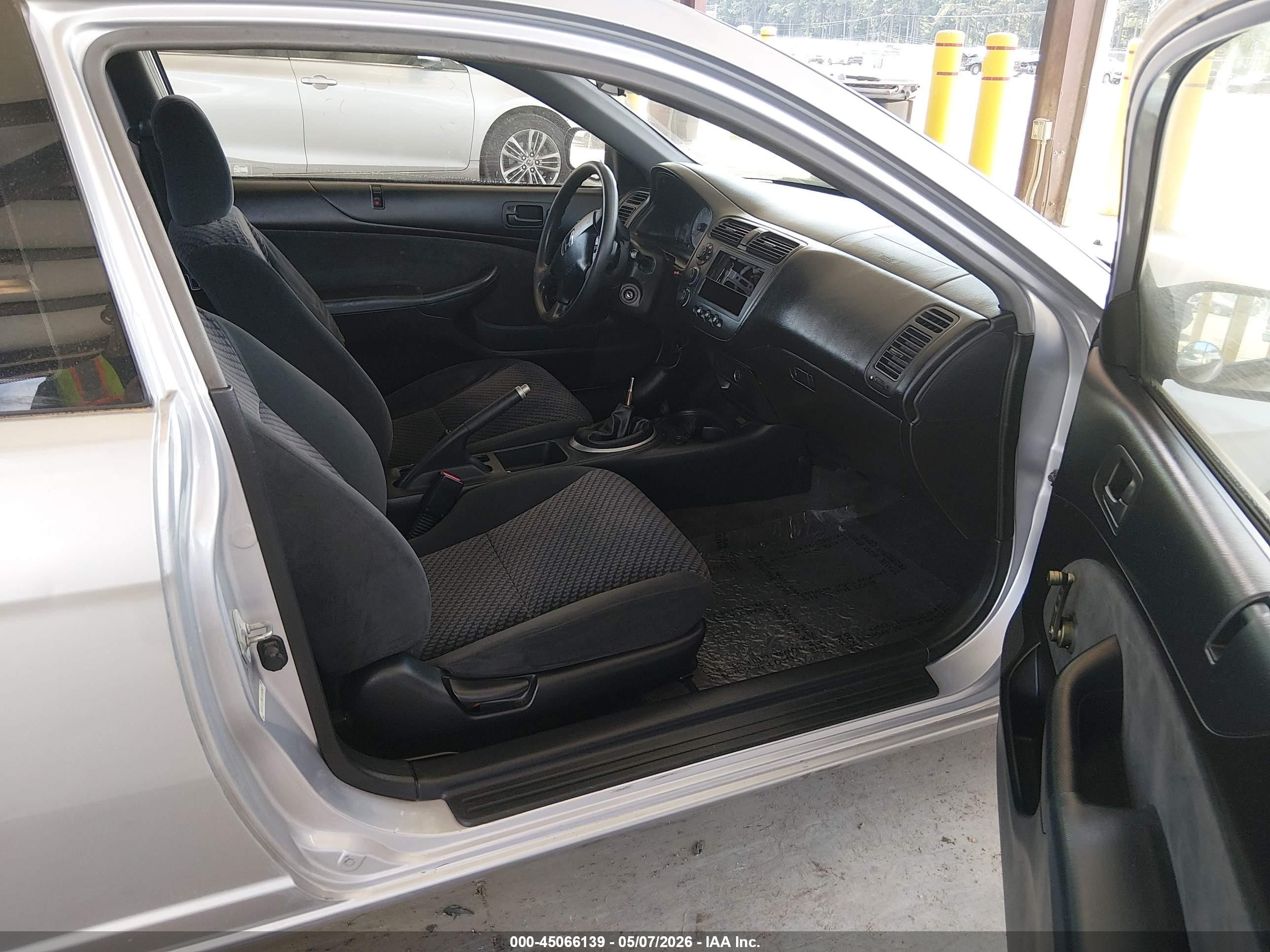 2002 Honda Civic Hx Серебряный vin: 1HGEM21792L059262