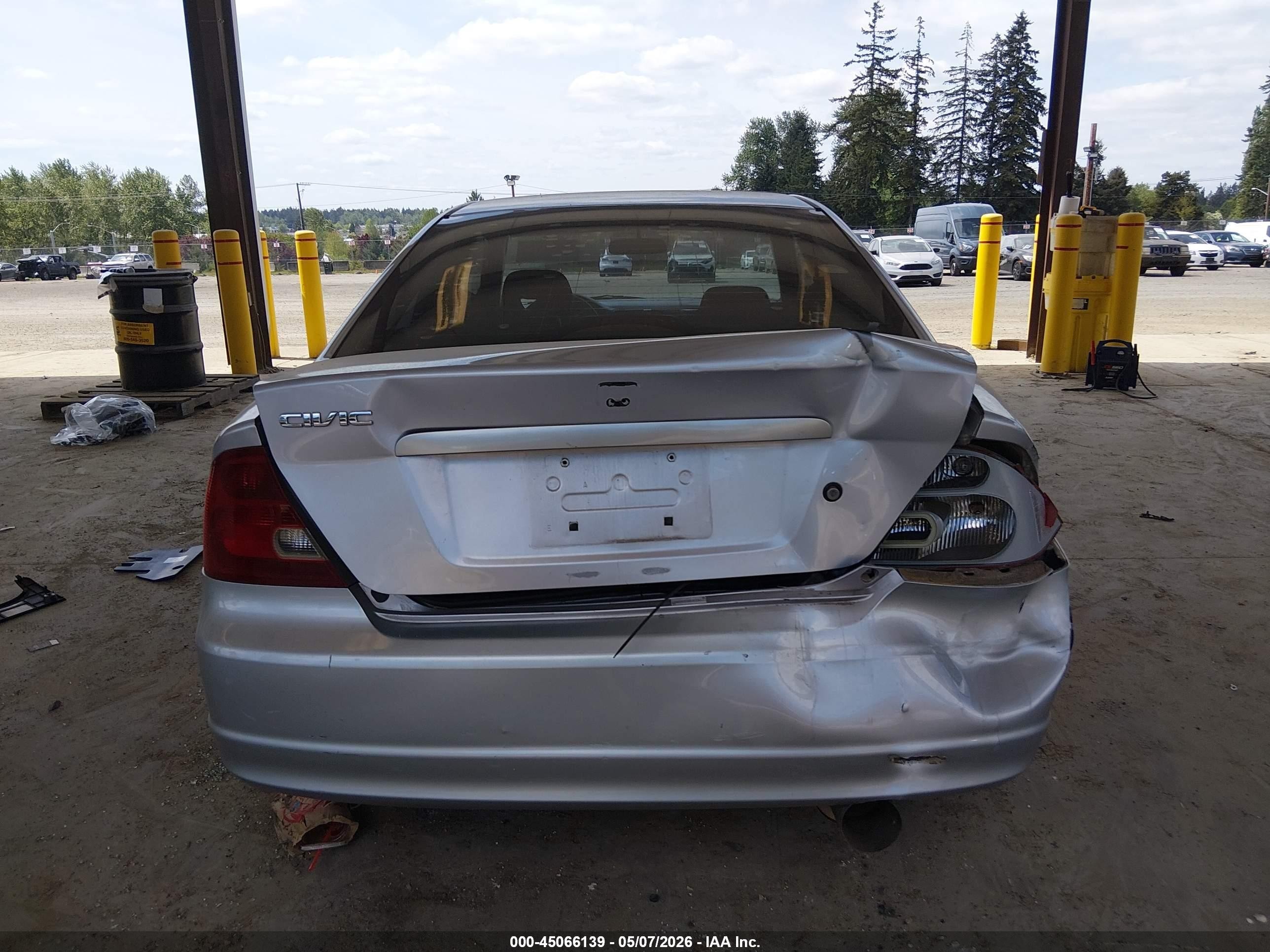 2002 Honda Civic Hx Серебряный vin: 1HGEM21792L059262