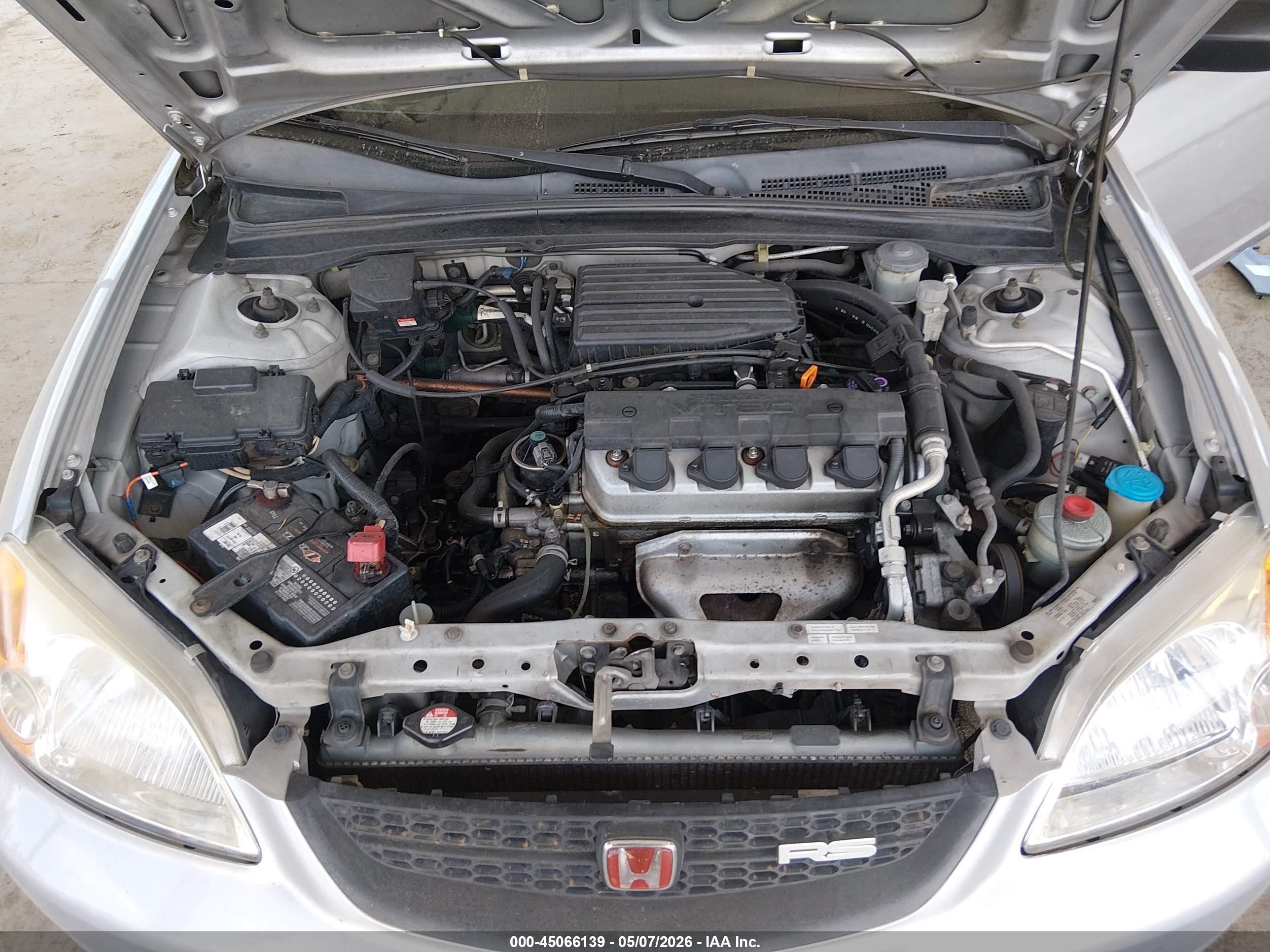2002 Honda Civic Hx Серебряный vin: 1HGEM21792L059262