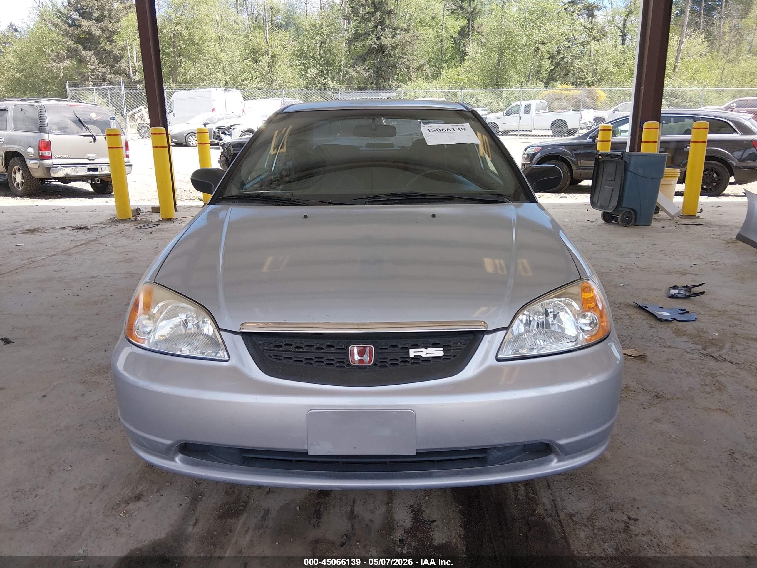 2002 Honda Civic Hx Серебряный vin: 1HGEM21792L059262