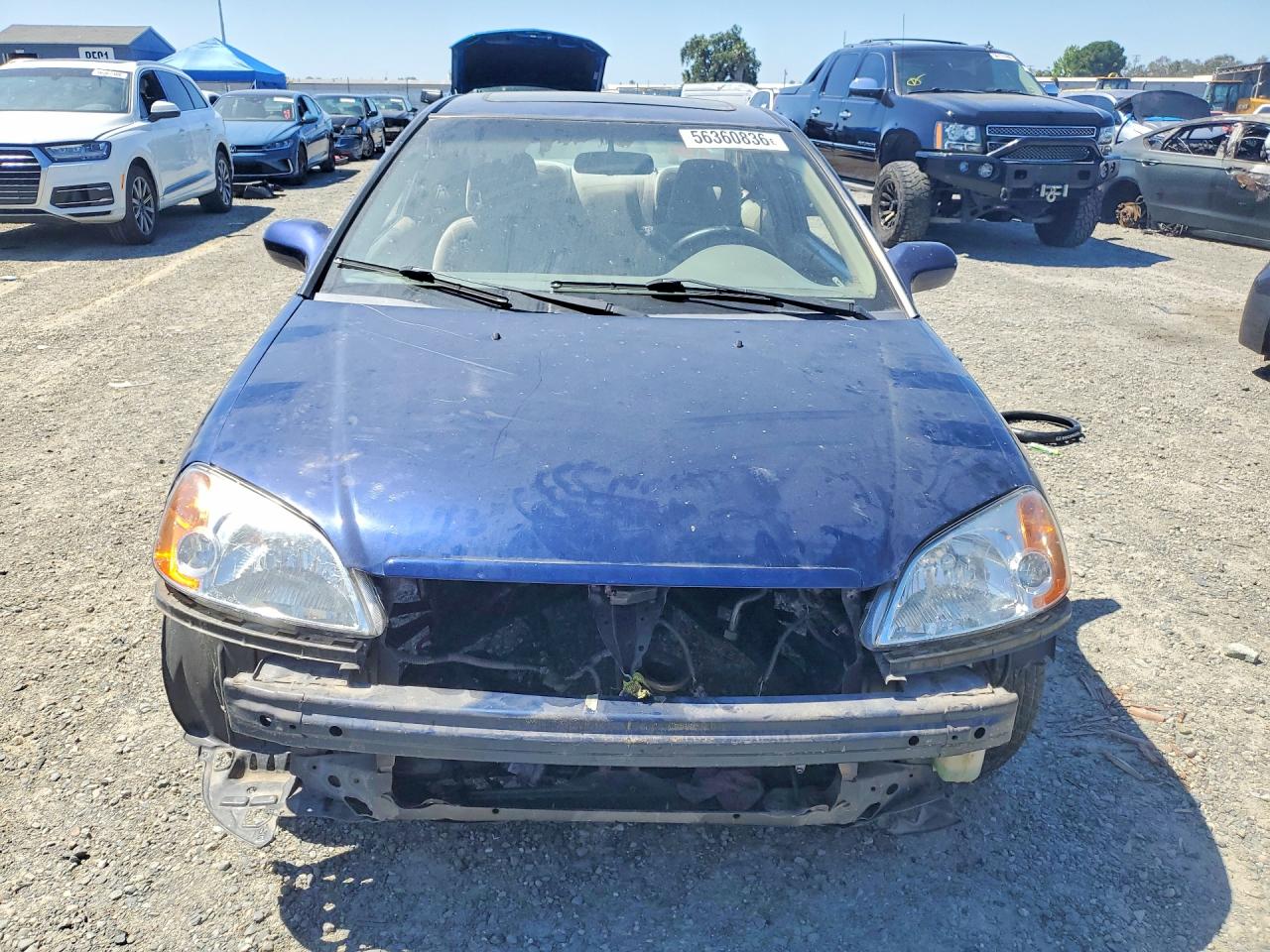2001 Honda Civic Si Blue vin: 1HGEM21901L062759