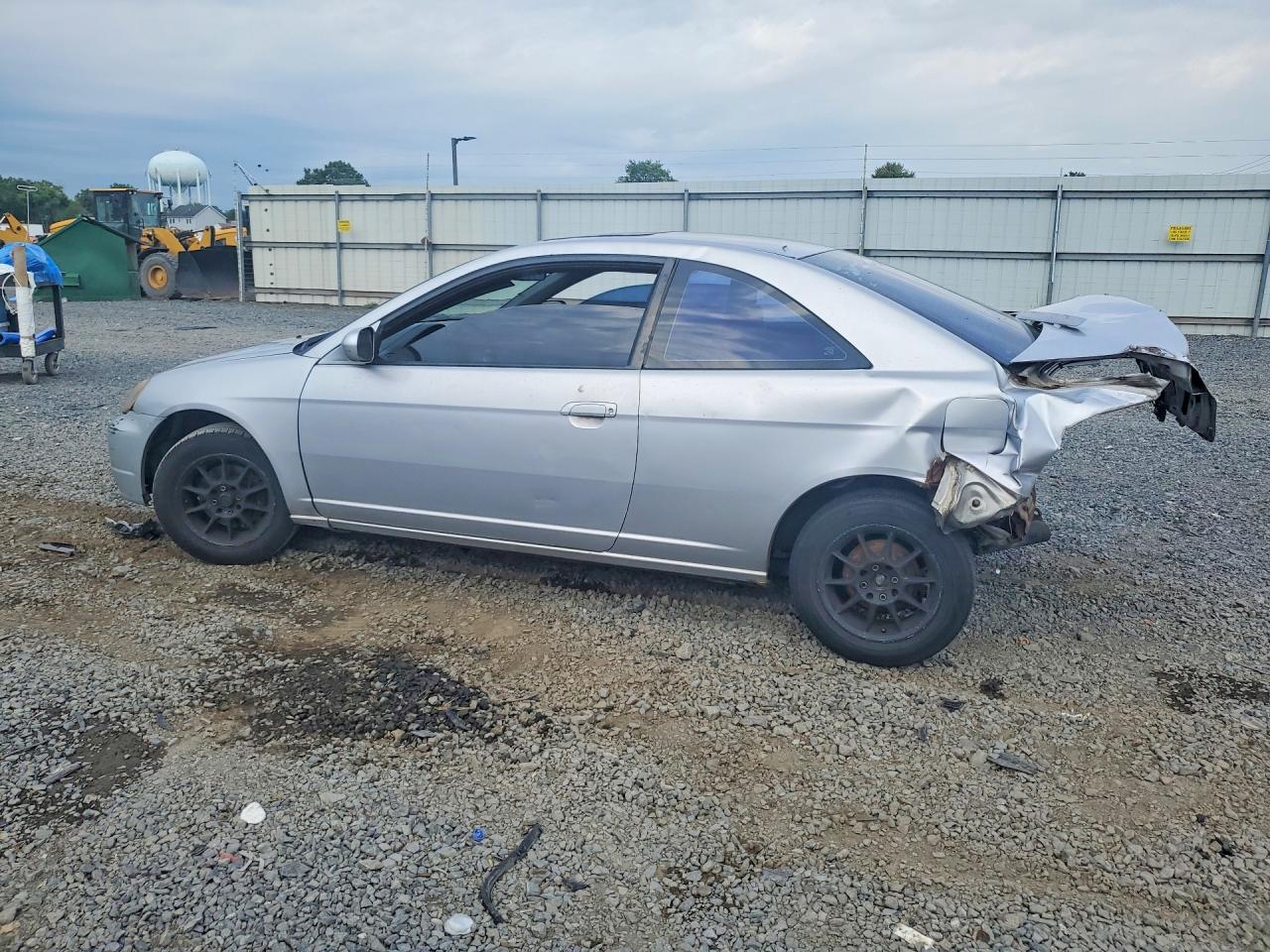 2003 Honda Civic Ex Серебряный vin: 1HGEM21923L022962
