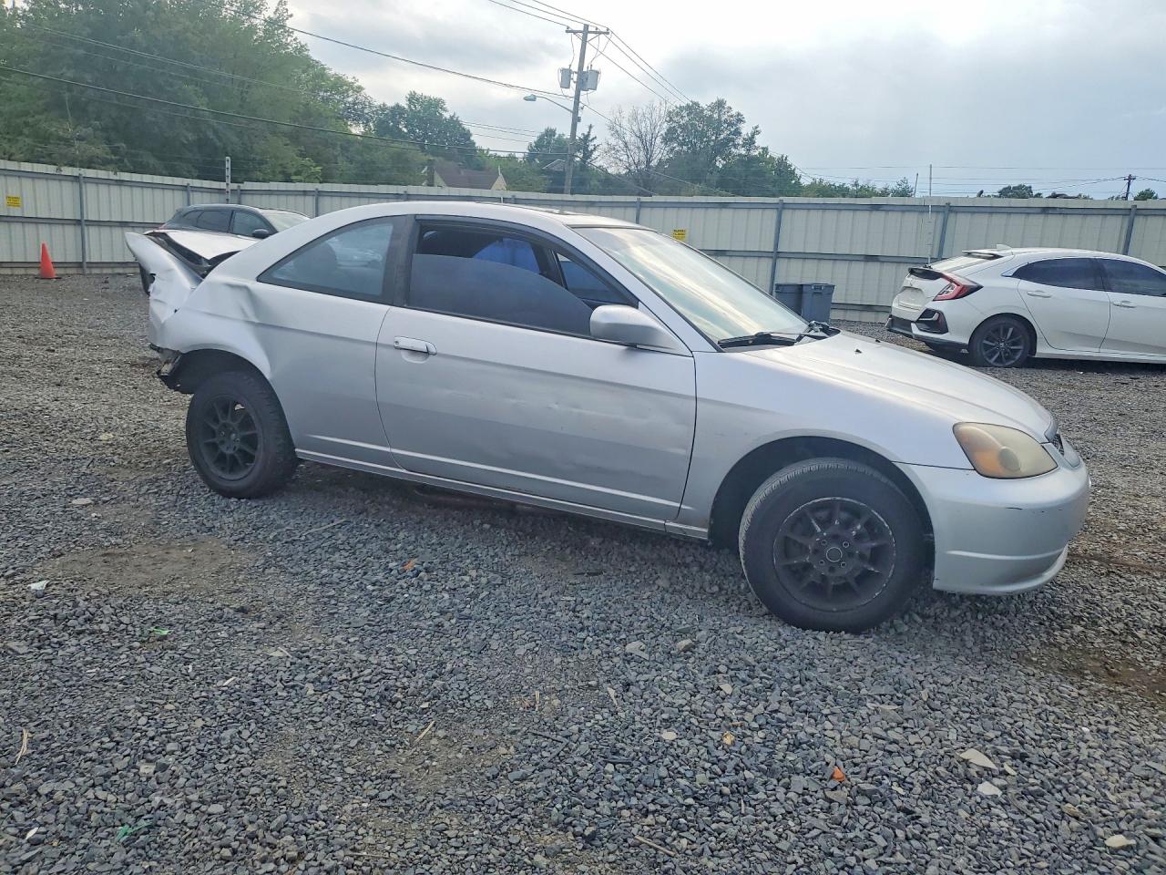 2003 Honda Civic Ex Серебряный vin: 1HGEM21923L022962