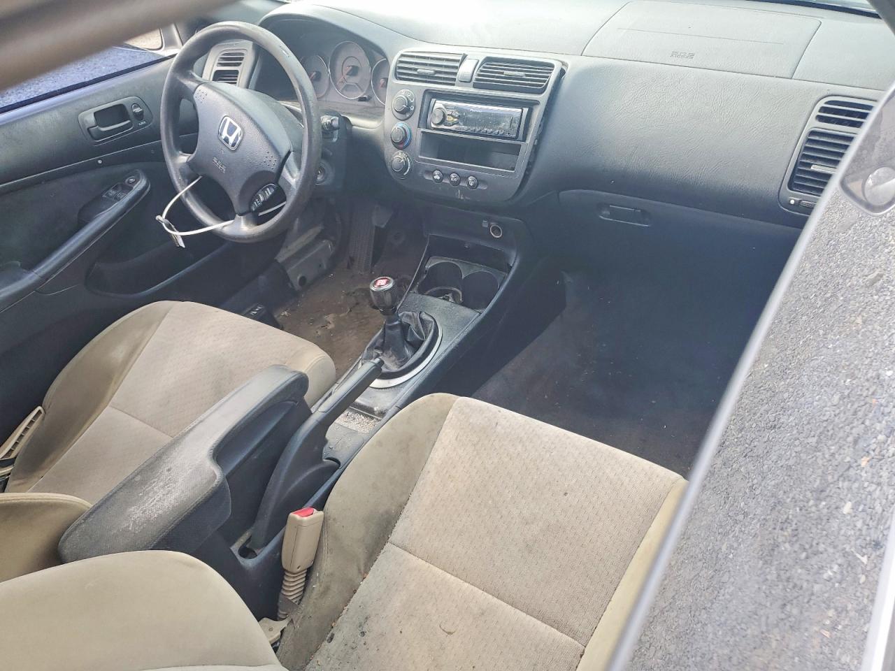 2003 Honda Civic Ex Серебряный vin: 1HGEM21923L022962