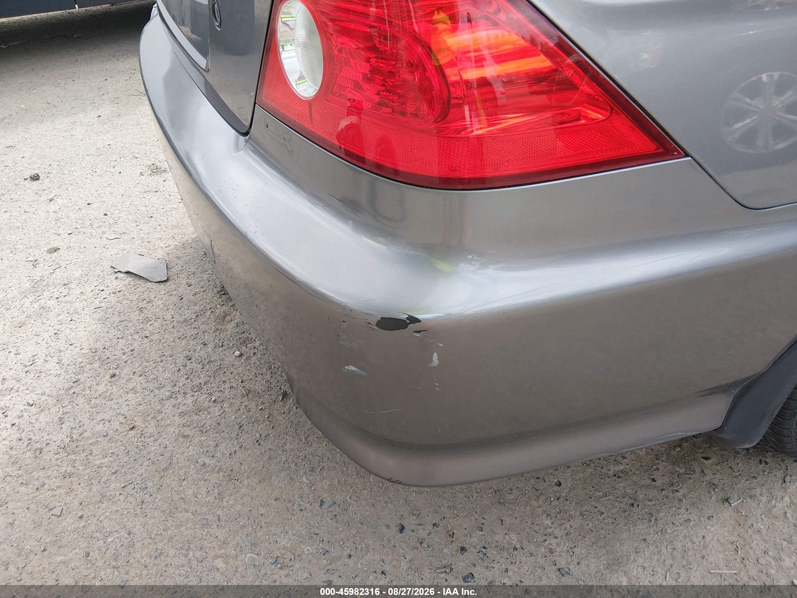 2004 Honda Civic Ex Gray vin: 1HGEM21924L006133