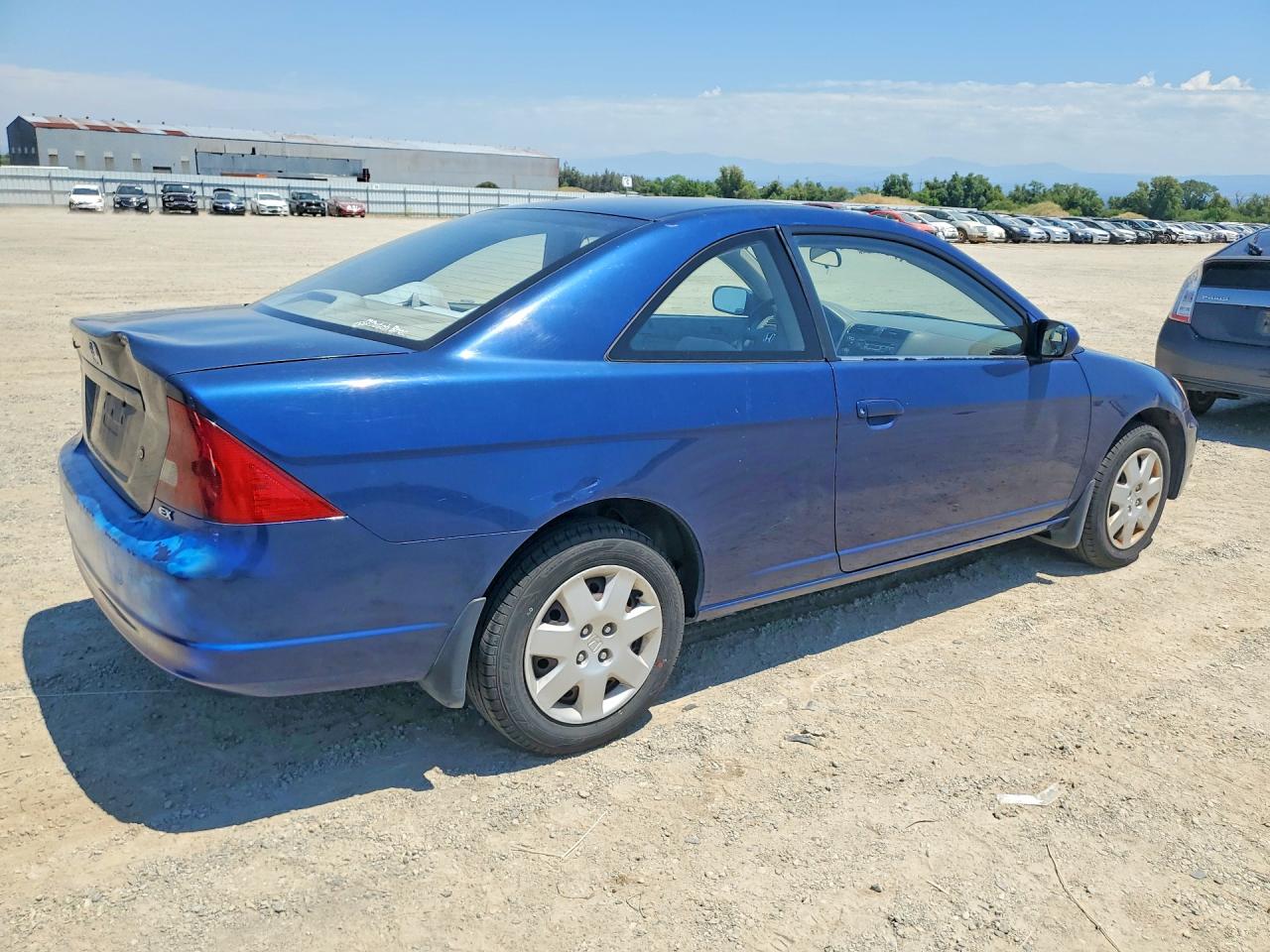 2001 Honda Civic Si Синий vin: 1HGEM21931L071651