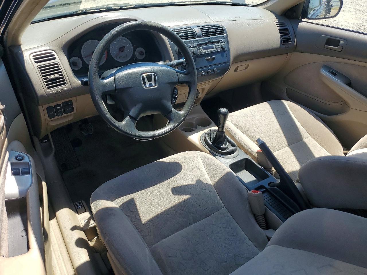 2001 Honda Civic Si Синий vin: 1HGEM21931L071651