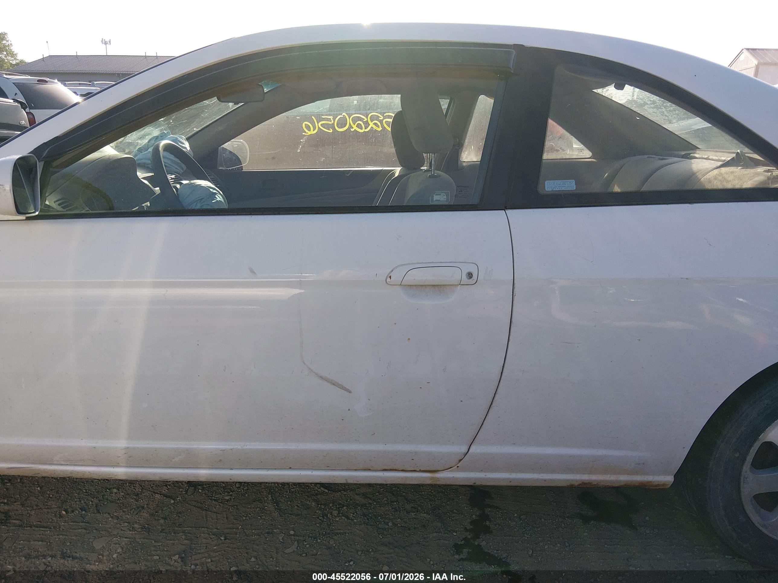 2003 Honda Civic Ex White vin: 1HGEM21933L030150