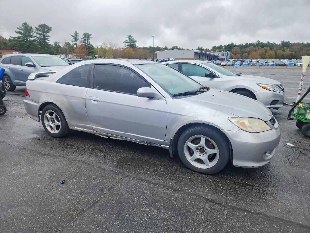 2007 Hond Civic Silver vin: 1HGEM21935L032807