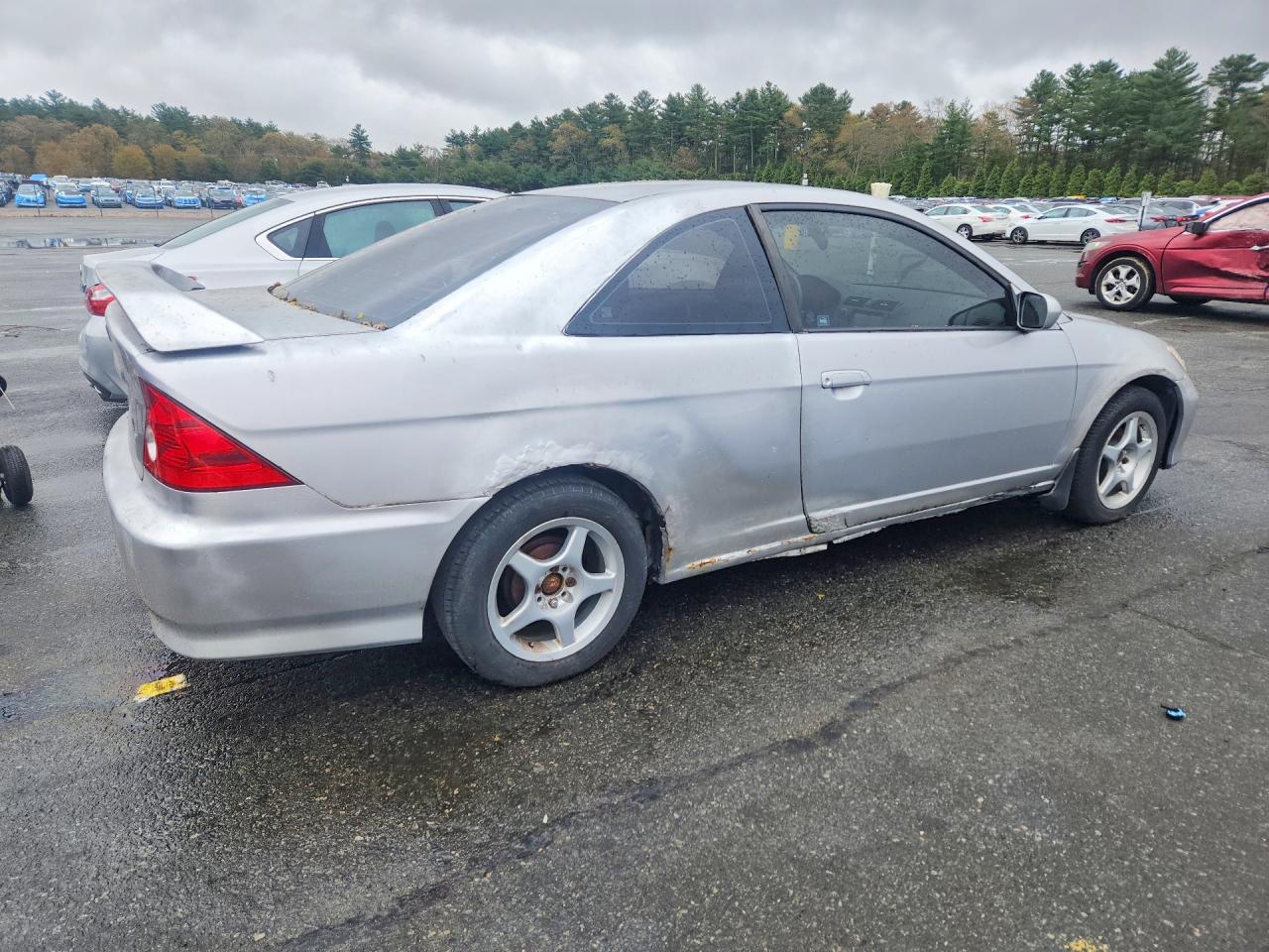 2007 Hond Civic Silver vin: 1HGEM21935L032807