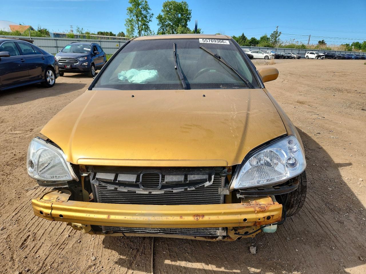 2001 Honda Civic Si Gold vin: 1HGEM21941L017517