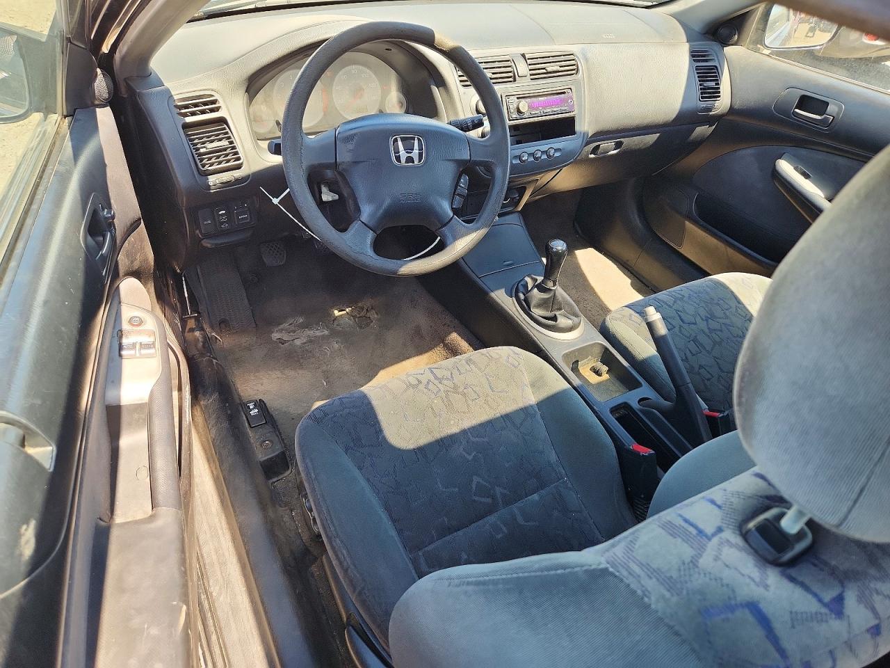 2002 Honda Civic Ex Черный vin: 1HGEM21942L073703