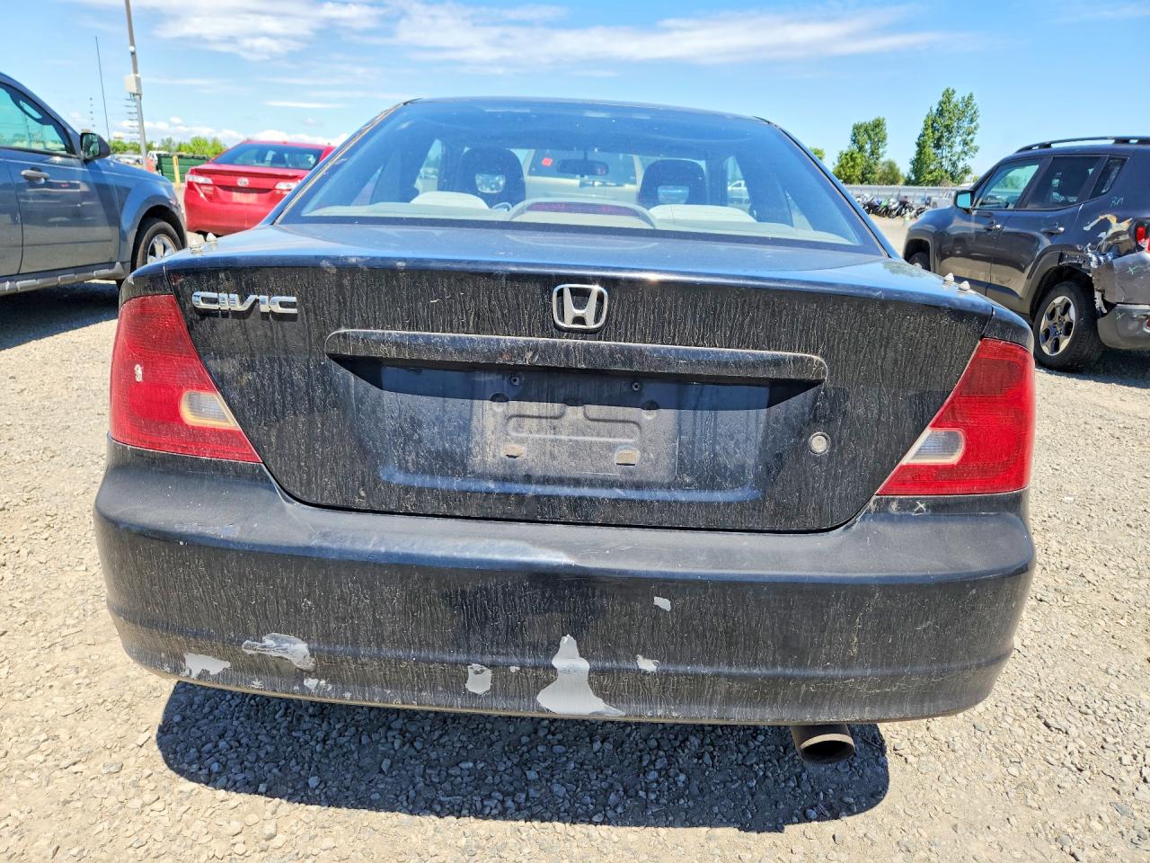2002 Honda Civic Ex Черный vin: 1HGEM21942L073703