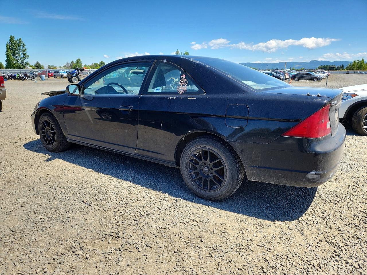 2002 Honda Civic Ex Черный vin: 1HGEM21942L073703