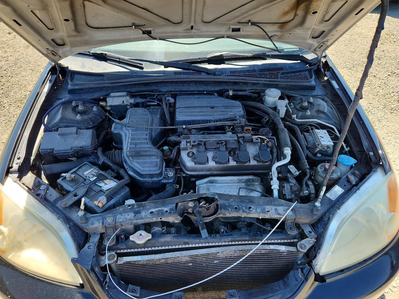 2002 Honda Civic Ex Черный vin: 1HGEM21942L073703