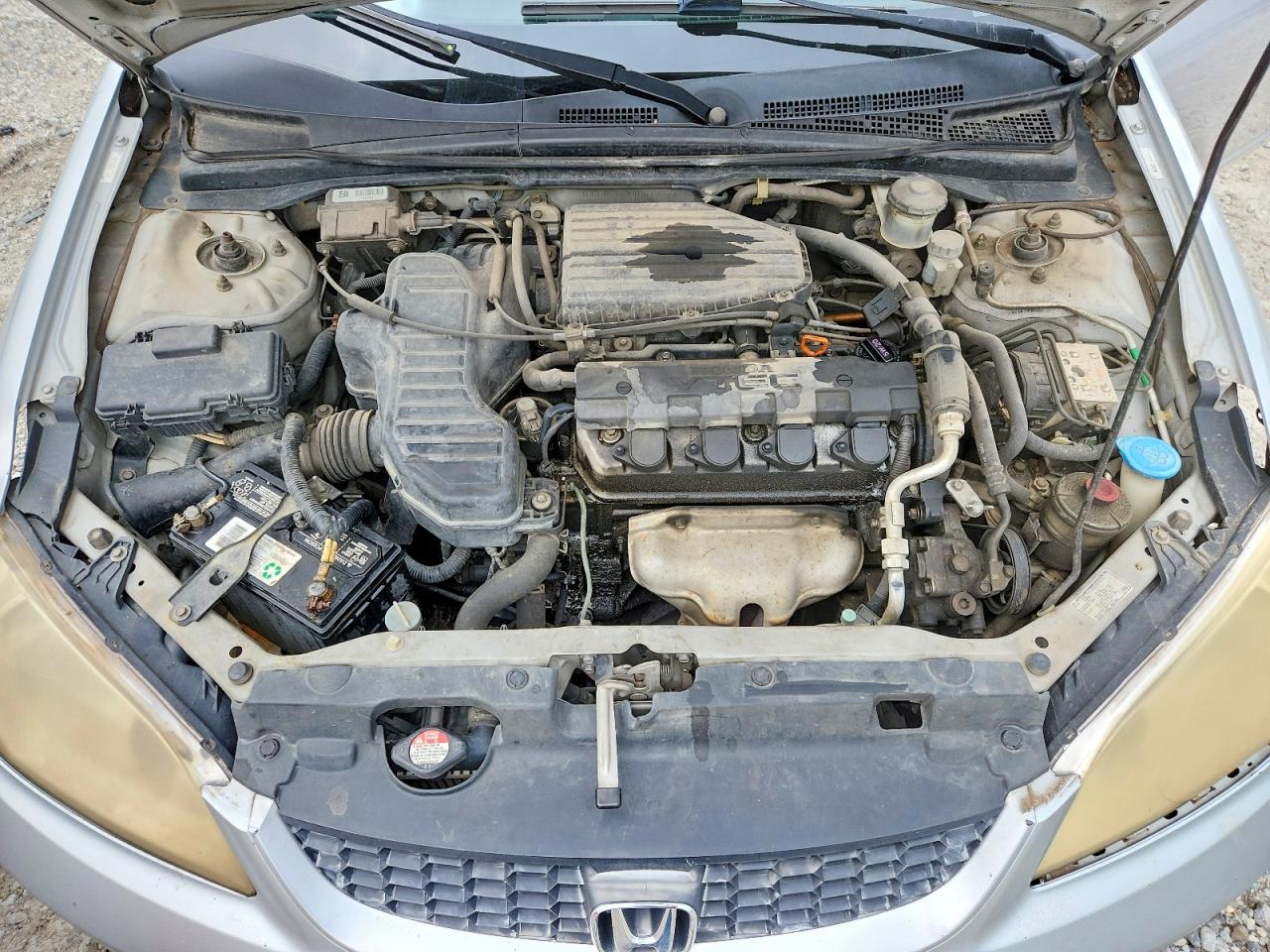 2004 Honda Civic Ex Серебряный vin: 1HGEM21944L017277