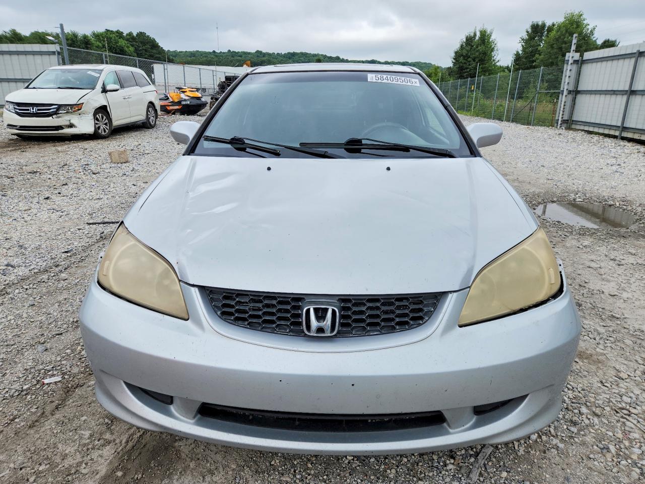 2004 Honda Civic Ex Серебряный vin: 1HGEM21944L017277