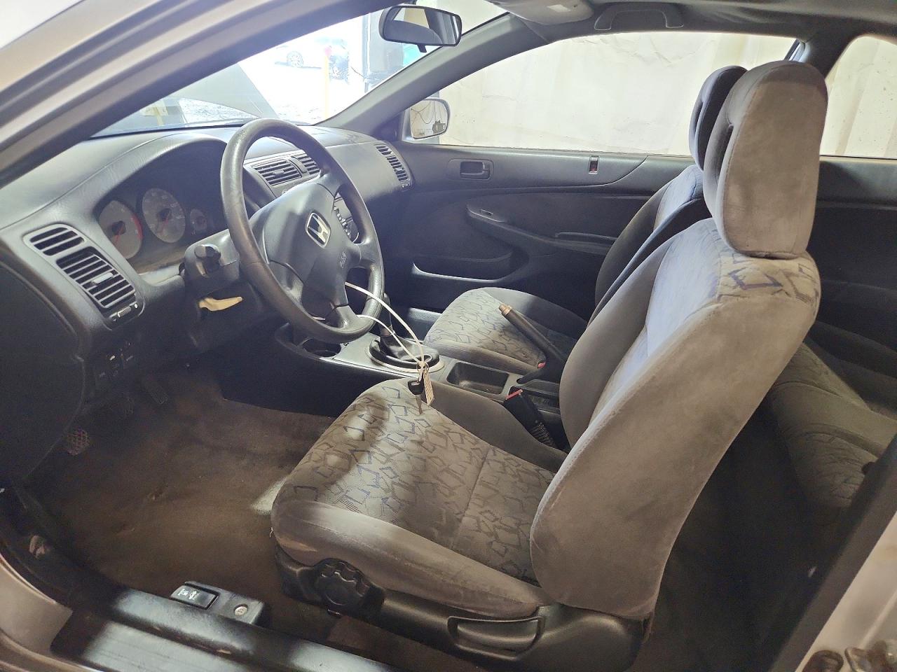 2002 Honda Civic Ex Silver vin: 1HGEM21952L107695