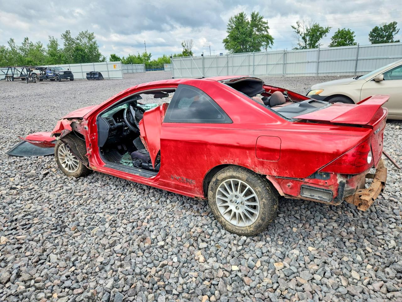 2005 Honda Civic Ex Red vin: 1HGEM21955L039614