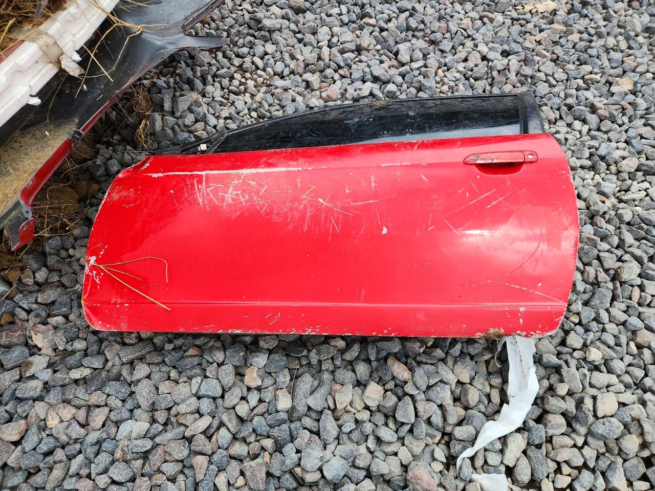 2005 Honda Civic Ex Red vin: 1HGEM21955L039614