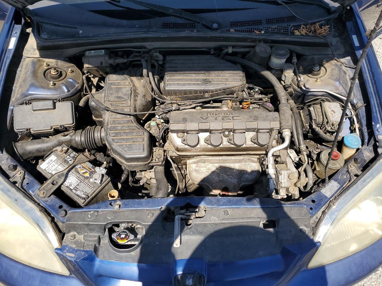 2002 Honda Civic Ex Blue vin: 1HGEM21962L094259