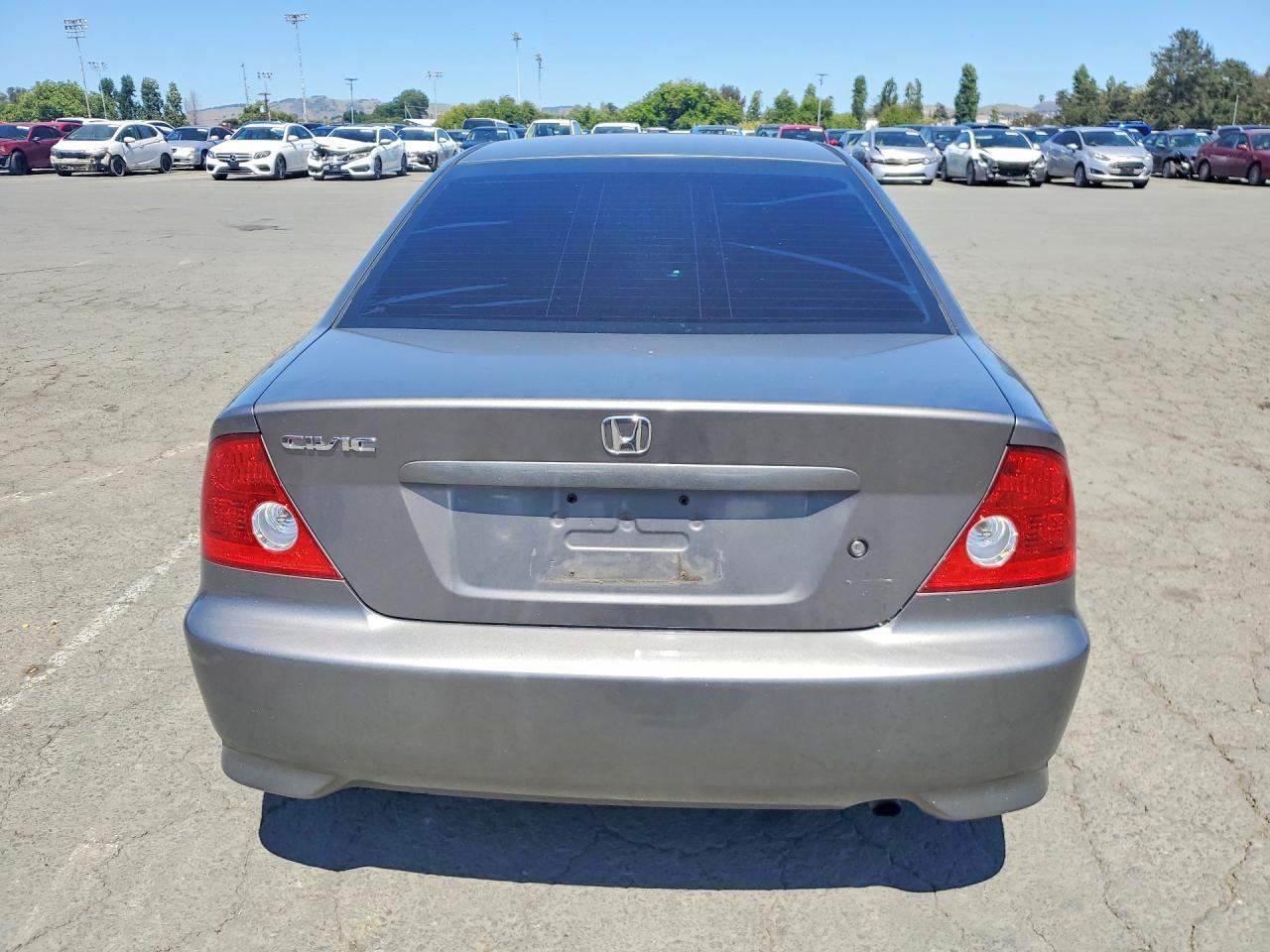 2004 Honda Civic Ex Charcoal vin: 1HGEM21964L051494