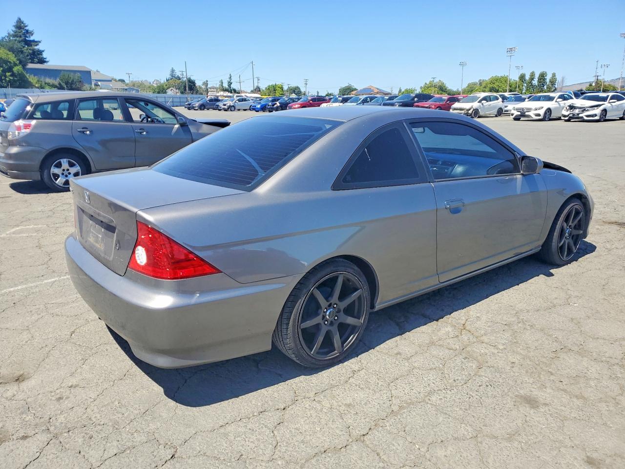 2004 Honda Civic Ex Charcoal vin: 1HGEM21964L051494