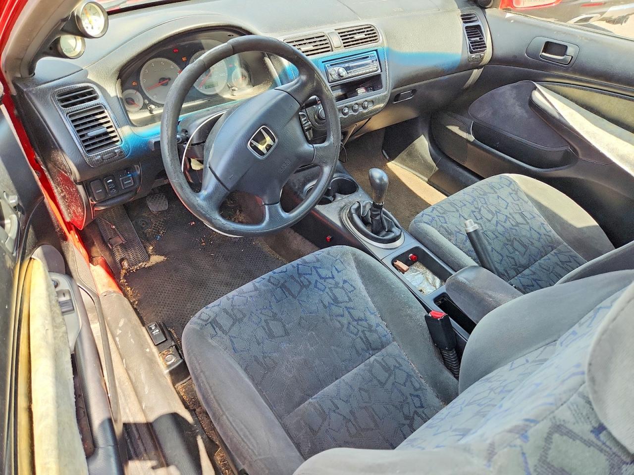 2001 Honda Civic Si Красный vin: 1HGEM21981L114056