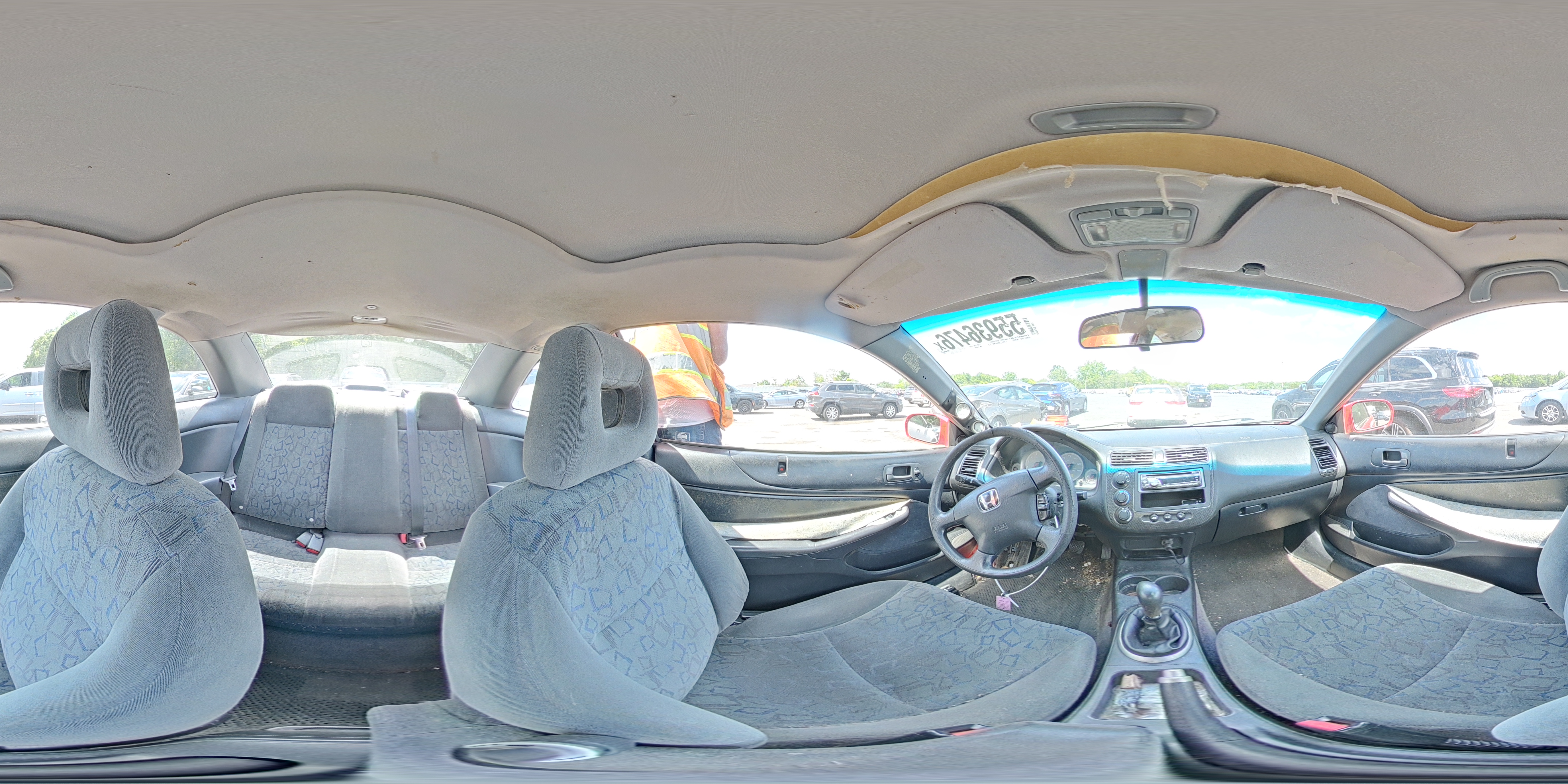 2001 Honda Civic Si Красный vin: 1HGEM21981L114056
