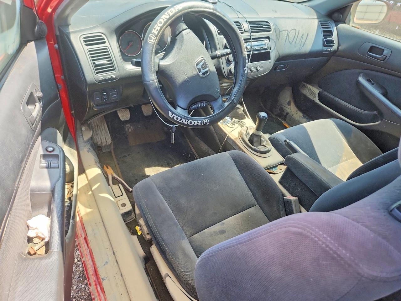2004 Honda Civic Ex Red vin: 1HGEM21984L026841