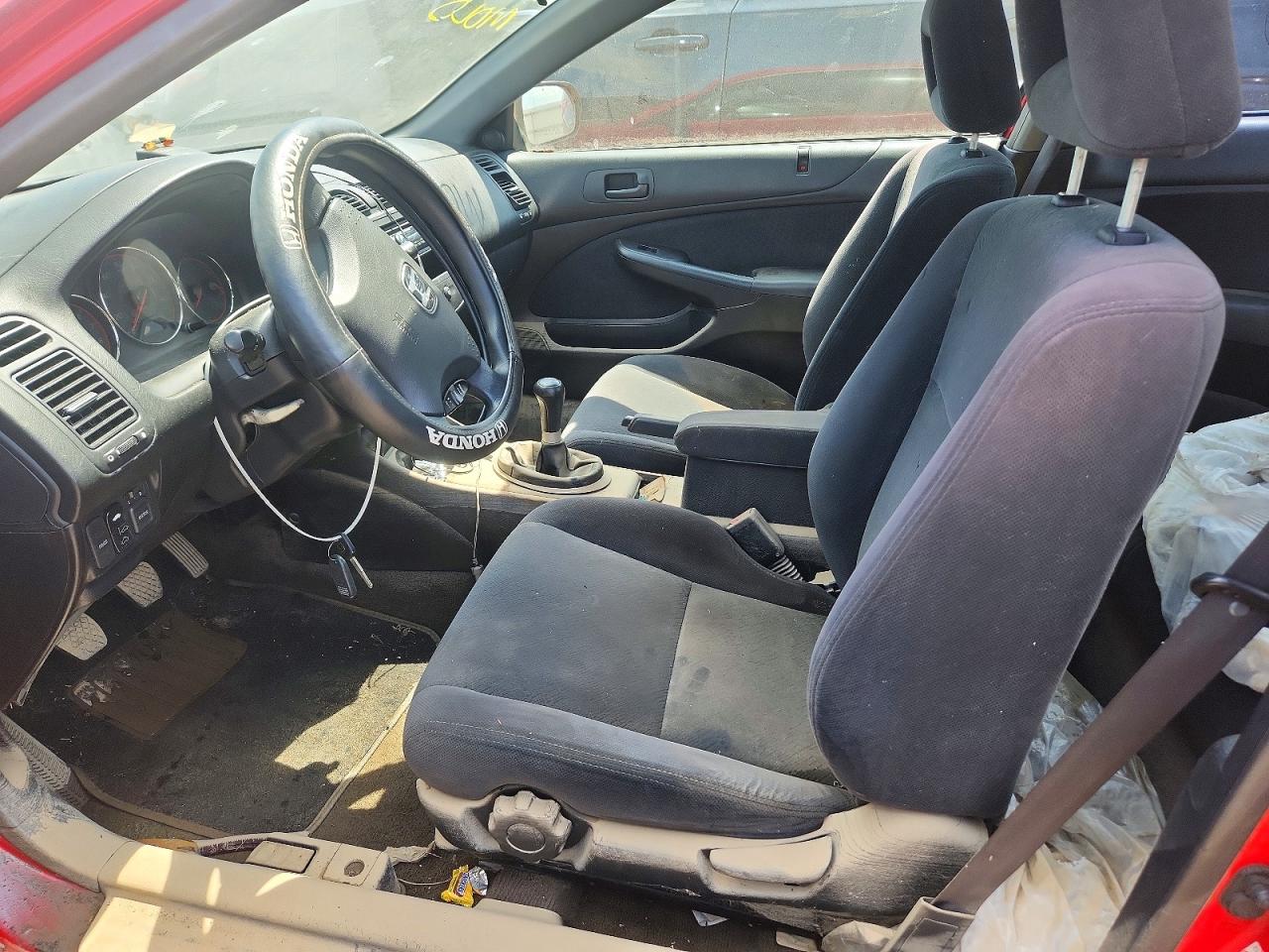 2004 Honda Civic Ex Red vin: 1HGEM21984L026841