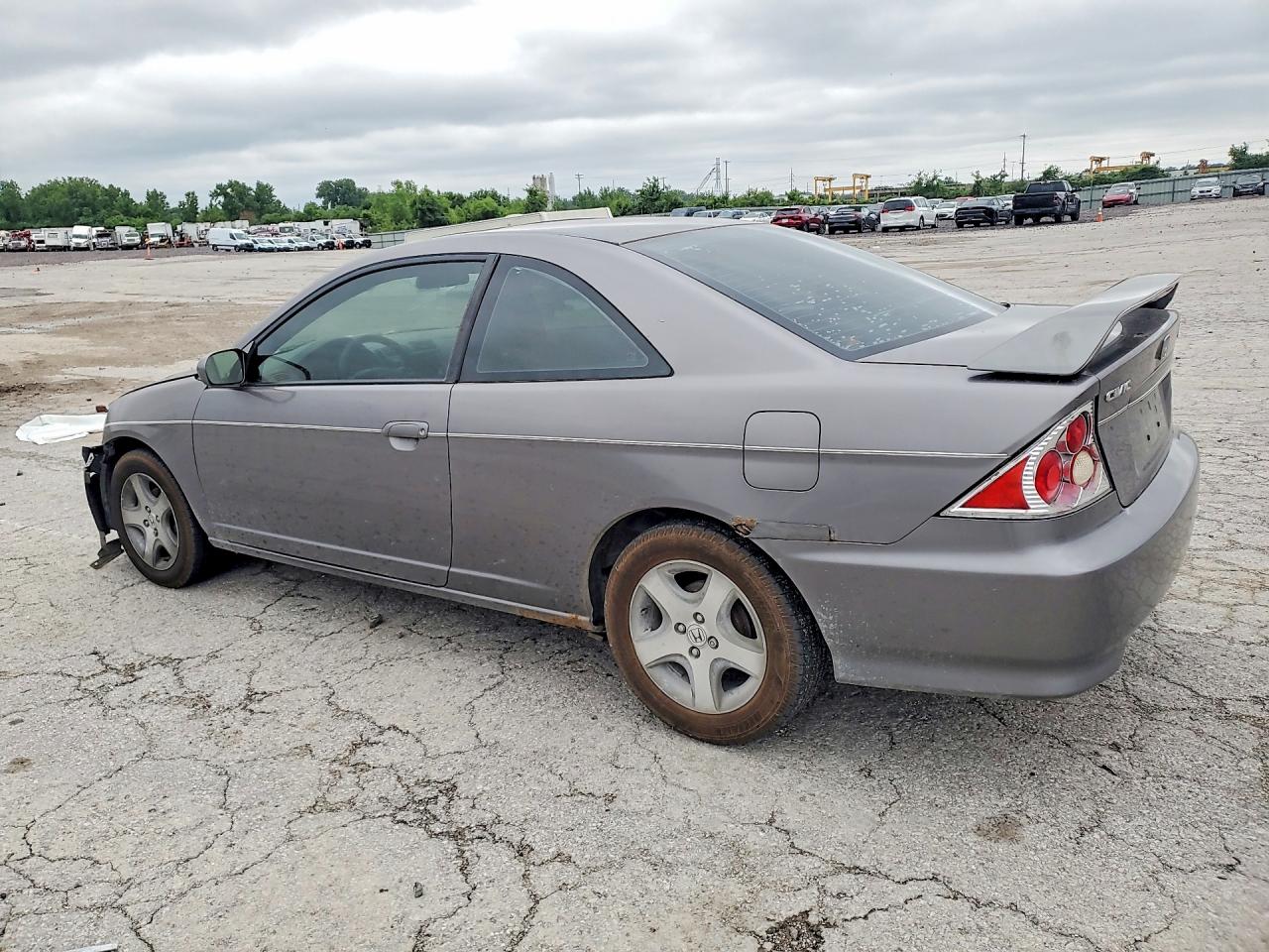 2004 Honda Civic Ex Серебряный vin: 1HGEM21984L085565